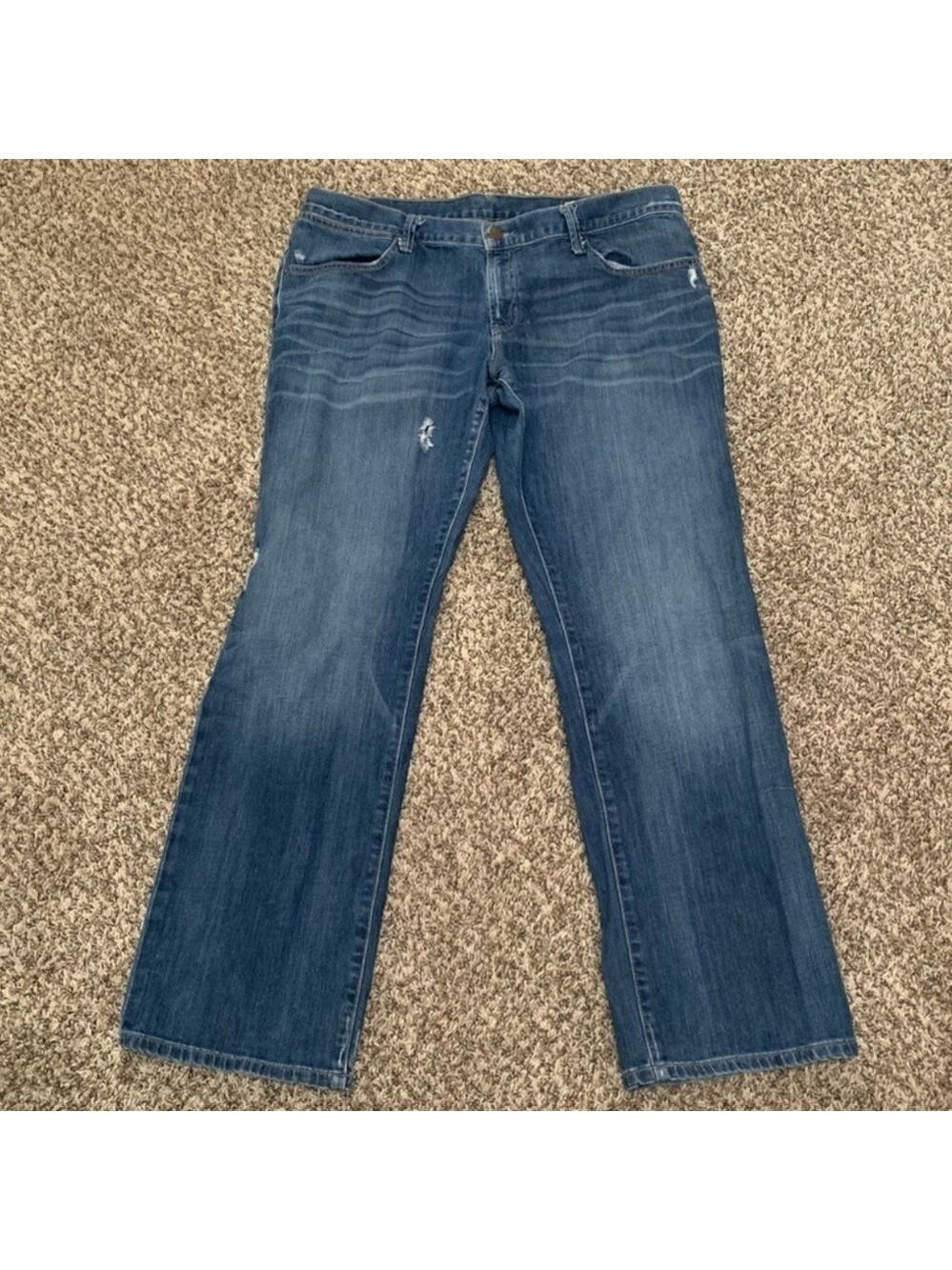 GAP Women’s Limited Edition Straight Leg Jeans in Deep Blue Size 32/14
